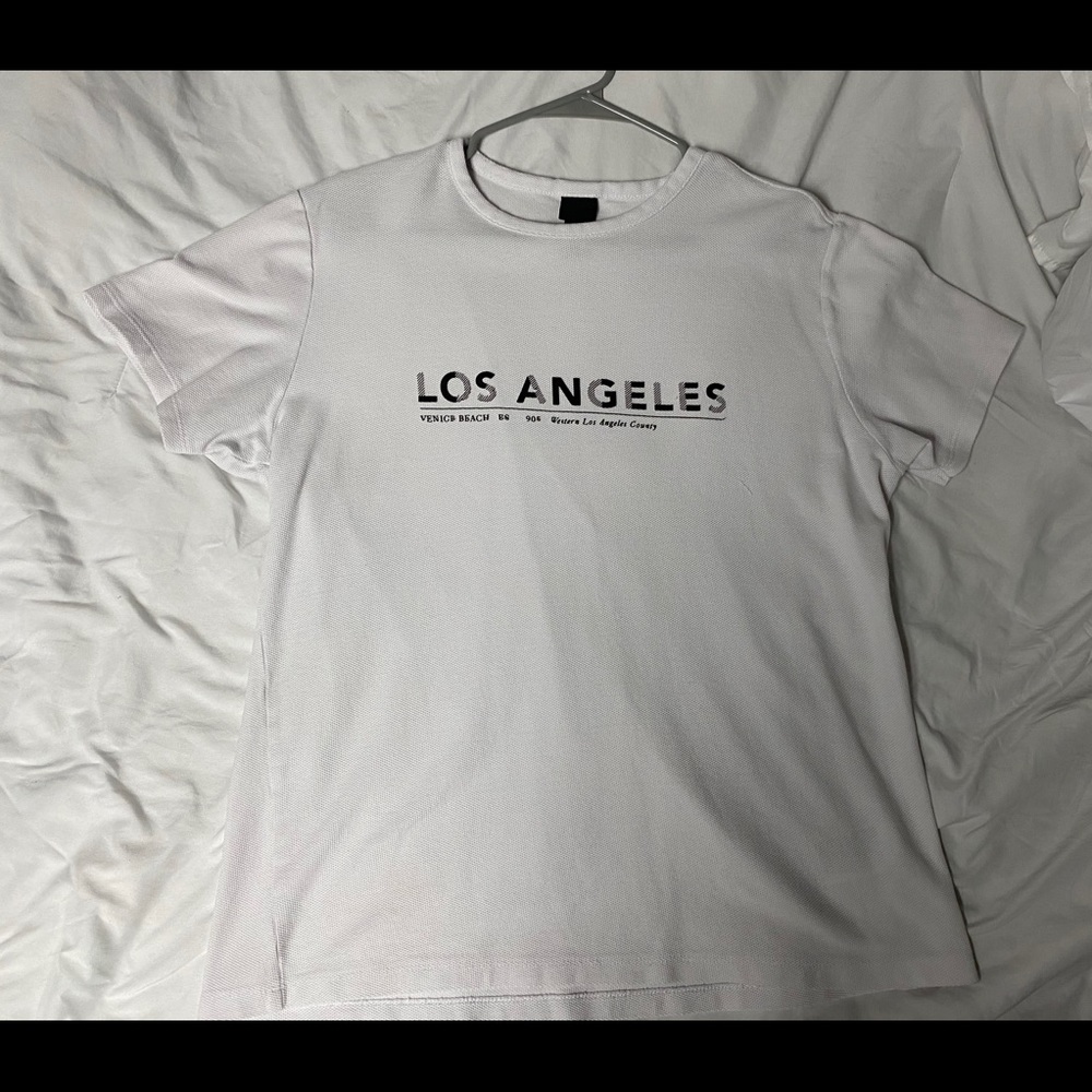 White Los Angles shirt